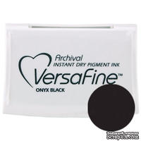 Пигментные быстросохнущие чернила Tsukineko - VersaFine Pads Onyx Black - ScrapUA.com