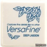 Пігментне чорнило швидкого висихання від Tsukineko - VersaFine 1in Cube Pads Deep Lagoon
