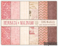 Набор бумаги UHK Gallery - Herbata z malinami, 30х30 см, 6 листов - ScrapUA.com