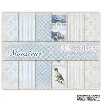 Набор двусторонней скрапбумаги UHK Gallery - Monsieur, 30х30 см - ScrapUA.com