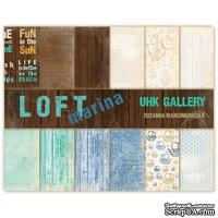 Набор двусторонней скрапбумаги UHK Gallery - LOFT Marina, 30,5х30,5 см, 6 листов - ScrapUA.com