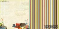 Лист скрапбумаги Webster&#039;s Pages - Fresh Harvest - Spring Market Collection - размер 30х30 см, двусторонний - ScrapUA.com