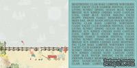 Лист скрапбумаги Webster&#039;s Pages - Boardwalk - Yacht Club Collection - размер 30х30 см, двусторонний - ScrapUA.com