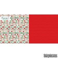 Лист скрапбумаги Webster&#039;s Pages Christmas Spirit, 30х30 см, двусторонняя - ScrapUA.com