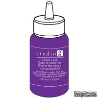 Клеевой глиттер Studio G, цвет Фиолетовый - ScrapUA.com