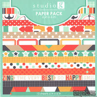 Набор бумаги от Studio G, 15х15 см,15 шт