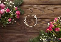Чипборд от WOODchic - Рамка круглая с ягодами, 8х8 см - ScrapUA.com