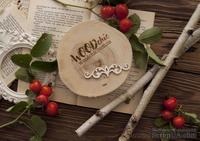 Чипборд от WOODchic - Вензель, 7.5х2 см - ScrapUA.com