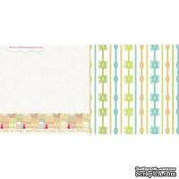 Лист двусторонней скрапбумаги Webster&#039;s Pages - Postcards from Paris -Avenue de Champs? 30х30 см - ScrapUA.com