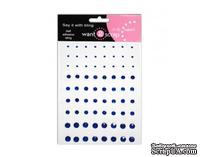 Кристаллы на клее Want2Scrap - Rhinestones - Royal Blue, 72 штуки - ScrapUA.com