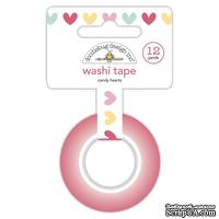 Бумажный скотч Candy Hearts, длина 10 м, ширина 1,5 см - ScrapUA.com