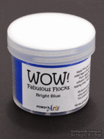 Flock - Бархатная пудра Wow Bright Blue Flock - Regular, 45 мл