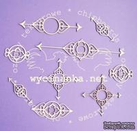 Чипборд от Wycianka - Орнаменты - ориентиры, 9 шт. - ScrapUA.com