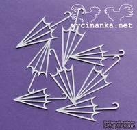 Маска-шаблон от Wycinanka - Зонтики, 14,5 x 15 см