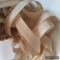 Стрічка Seam Binding Croquette Beige, ширина 14мм, довжина 90см - ScrapUA.com