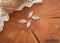 Чипборд &quot;Листья прорезные, набор&quot; от WOODchic, 4.2х2.6 см - ScrapUA.com