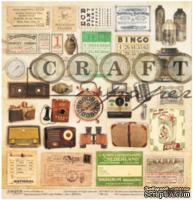 Лист скрапбумаги - Bingo &quot;I&#039;ve got your six&quot;*Обложка* от Craft Paper, 30x30см - ScrapUA.com