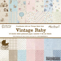 Большой набор бумаги от Maja design - Vintage Baby, 30х30 см