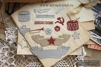 Набор ножей для вырубки от  Scrapfriend - СССР, 9 штук
