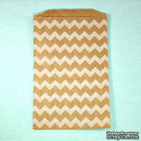 Конвертик White Chevron Middy Bitty Bags, размер 12,07х19,05 см, 1 шт.