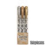 Tim Holtz Distress Crayon Set Metallics, 3 шт. - ScrapUA.com