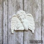 Гипсовое украшение &quot;Ангел с птичкой&quot; от Е.В.A, 5х5см, 1 шт. - ScrapUA.com