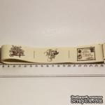 Лента от Thailand - Lovely Flower Print Cotton Ribbon Label String, 1 метр - ScrapUA.com