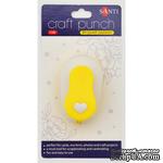 Дырокол фигурный, 1см Сердечко, ТМ Santi - ScrapUA.com