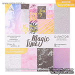 Набор бумаги для скрапбукинга с фольгированием от АртУзор - &quot;Magic time&quot;, 12 листов 30,5 х 30,5 см, 200 г/м. - ScrapUA.com