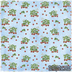 Двусторонний лист бумаги для скрапбукинга от Maja Design - Life in the Country - Grow Strawberries, 30x30 см - ScrapUA.com