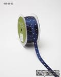 Лента  Grosgrain Ribbon Anchors &amp; Stars, морская: якори и звездочки, ширина 0,9 см, 90 см - ScrapUA.com