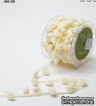 Лента Pom Pom String, ширина 1,2 см, 90 см, цвет слоновая кость - ScrapUA.com