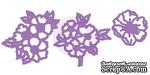 Набор ножей от Prima - Purple Metal Die - Open Flowers - ScrapUA.com