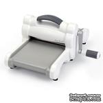 Машинка для вырубки и тиснения Sizzix Big Shot Machine White &amp; Gray, бело-серая (с платформой и пластинами) - ScrapUA.com