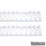Пружинки для биндера от We R Memory Keepers - Cinch Wires - White, диаметр 1.91см, 2 шт. - ScrapUA.com