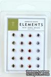 Набор брадс от American Crafts - Mini Jewel Brads Earth Tones - ScrapUA.com