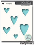 Маска от Memory Box -  STENCILS- Solo Hearts - ScrapUA.com