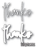 Ножи для вырубки от Memory Box - Thanks Jotted Script - ScrapUA.com
