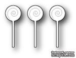 Ножи от  Memory Box  -  DIES- Swirled Lollipops - ScrapUA.com