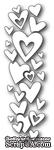 Ножи  от  Memory  Box  -  DIES  -  Heart  Waterfall - ScrapUA.com