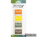 Набор архивных чернил Ranger - Wendy Vecchi - Mini Archival Ink Pads - Kit 5 - ScrapUA.com
