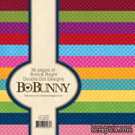 Набор бумаги BoBunny -Double Dot Bold &amp; Bright, 15х15 см, 36 листов - ScrapUA.com