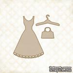 Чипборд Blue Fern Studios - Brianna&#039;s Dress Set - ScrapUA.com