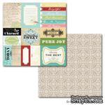 Лист двусторонней бумаги Carta Bella So Noted - Note Cards, размер 30х30 см - ScrapUA.com