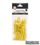 Мини-прищепка Canvas Corp - Yellow, 1 штука, длина 2,5 см - ScrapUA.com