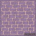 Чипборд. Фон &quot;Кирпичная стена&quot; №1, 20х20 см cb-367 - ScrapUA.com