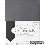 Набор кардстока DCWV Core&#039;dinations Value Pack Smooth Cardstock, Black Cat, 21.6х27.9 см, 50 листов, черный - ScrapUA.com