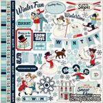Набор наклеек Carta Bella - Snow Fun - Sticker  размер 30х30 см - ScrapUA.com