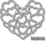Нож от Impression Obsession - Layered Hearts - ScrapUA.com