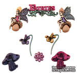 Набор декоративных пуговиц Dress It Up - Fairies - ScrapUA.com